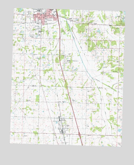 Senatobia, MS USGS Topographic Map
