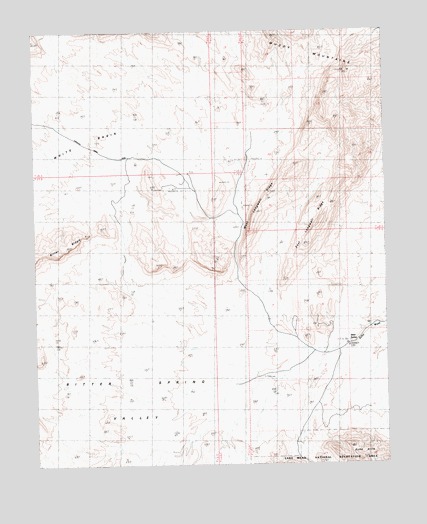 Bitter Spring, NV USGS Topographic Map