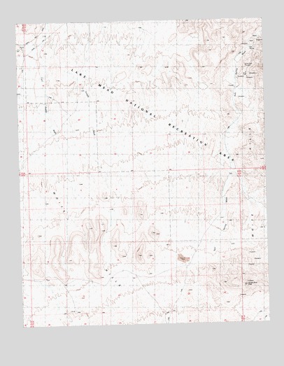 Senator Mountain NE, AZ USGS Topographic Map