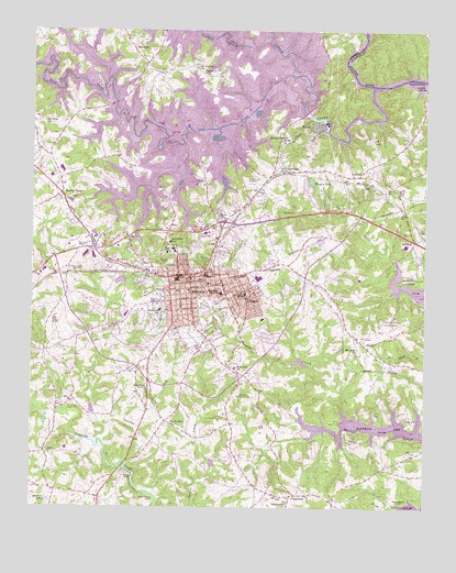 Seneca, SC USGS Topographic Map