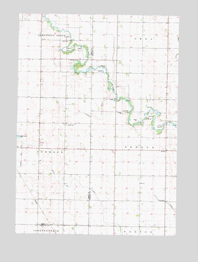 Seneca, IA USGS Topographic Map