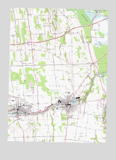 Seneca Falls, NY USGS Topographic Map