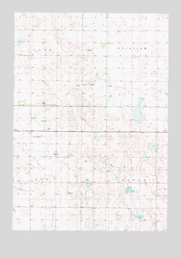 Seneca SW, SD USGS Topographic Map