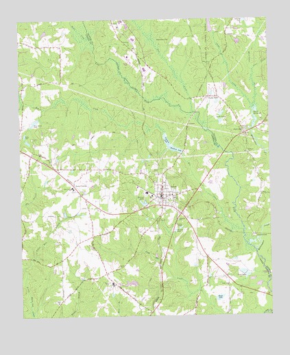 Senoia, GA USGS Topographic Map