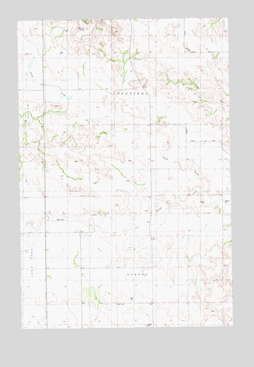 Sentinel Butte SE, ND USGS Topographic Map