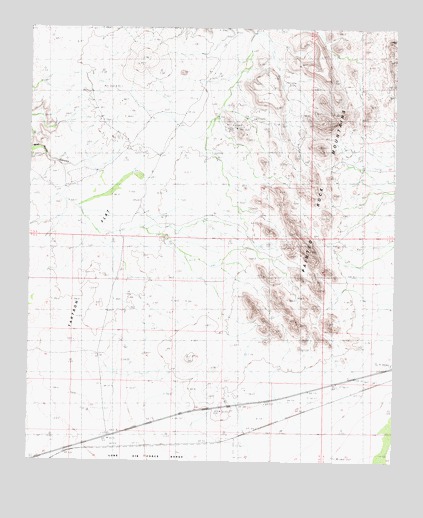 Sentinel NE, AZ USGS Topographic Map
