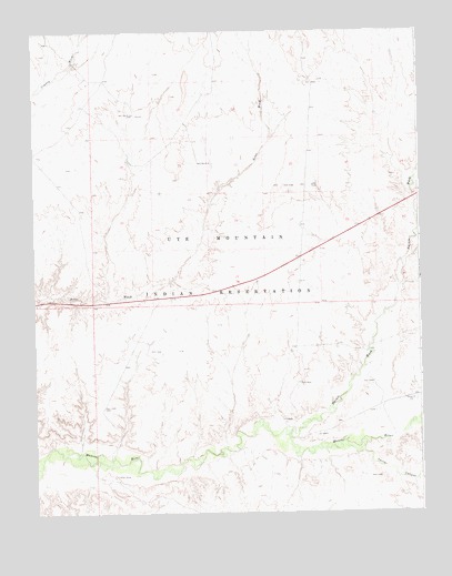Sentinel Peak SE, CO USGS Topographic Map