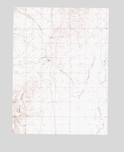 Sentinel Rock, NV USGS Topographic Map
