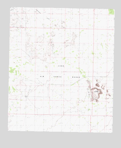 Sentinel SE, AZ USGS Topographic Map