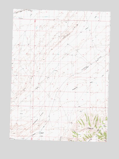 Separation Peak, WY USGS Topographic Map