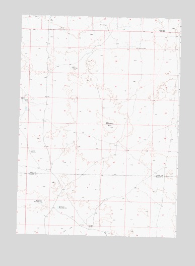 Serviceberry Butte, ID USGS Topographic Map