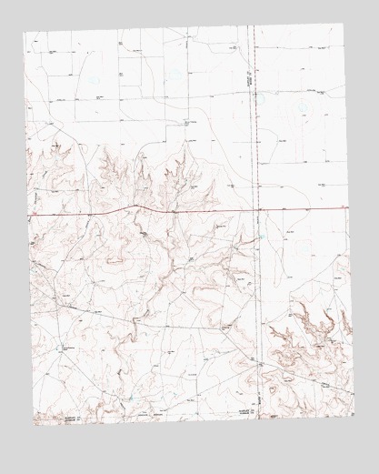 Bivins Channing Ranch, TX USGS Topographic Map