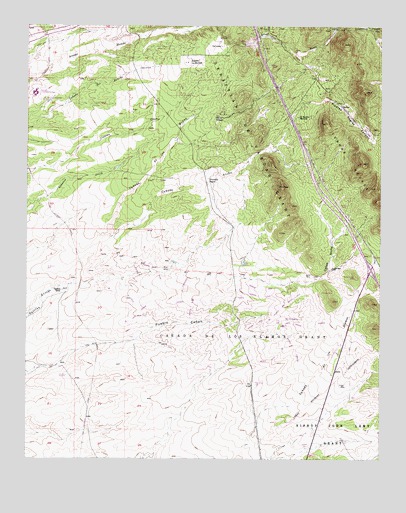 Seton Village, NM USGS Topographic Map