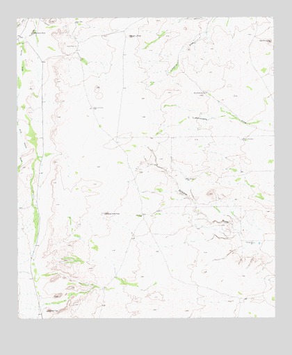 Seven L Peak, TX USGS Topographic Map