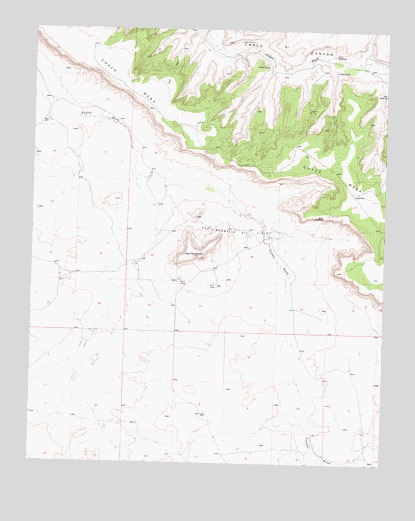 Seven Lakes NE, NM USGS Topographic Map