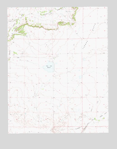 Seven Lakes Reservoir, CO USGS Topographic Map
