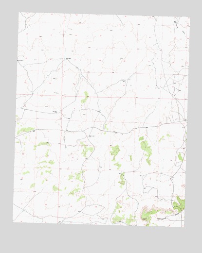 Seven Lakes SE, NM USGS Topographic Map