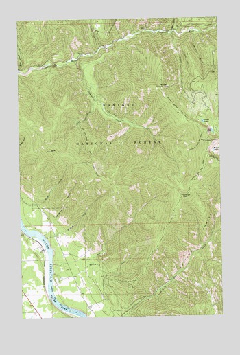 Seven Point Mountain, MT USGS Topographic Map
