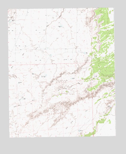 Seven Springs, AZ USGS Topographic Map