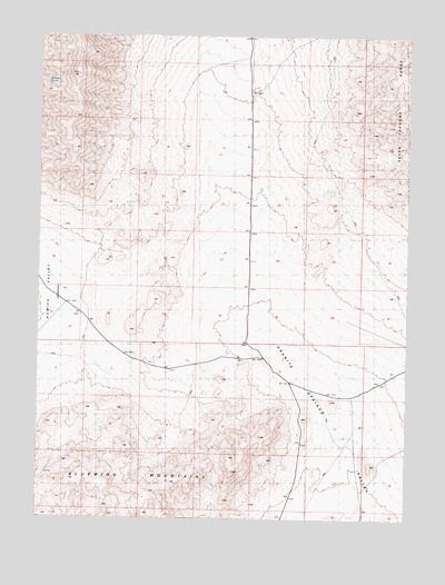 Seven Troughs NW, NV USGS Topographic Map