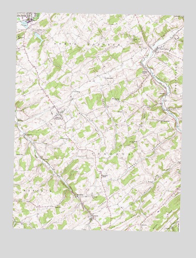 Seven Valleys, PA USGS Topographic Map