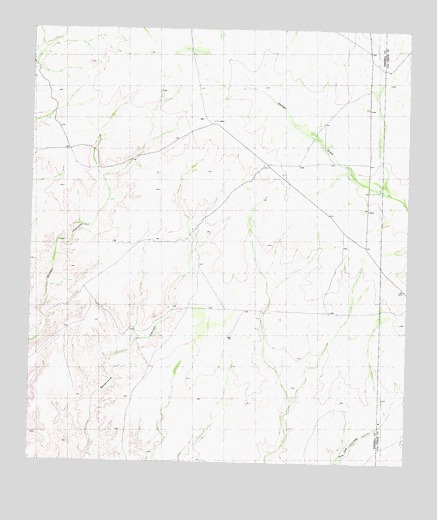 Sevenmile Canyon, TX USGS Topographic Map