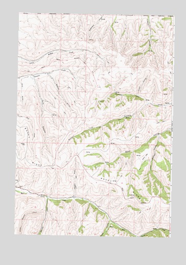 Sevenmile Creek, OR USGS Topographic Map