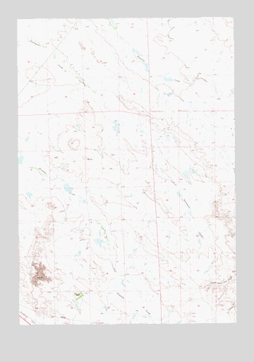 Sevenmile Creek, MT USGS Topographic Map