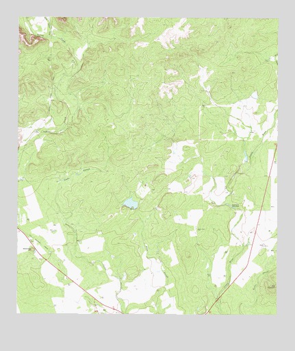 Sevenmile Hill, TX USGS Topographic Map