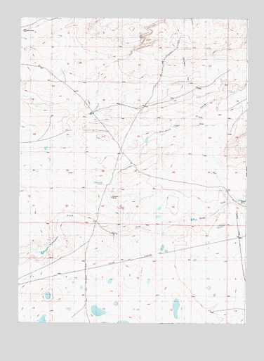 Sevenmile Spring, WY USGS Topographic Map