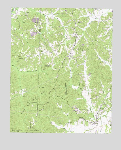 Seventeen Creek, TN USGS Topographic Map