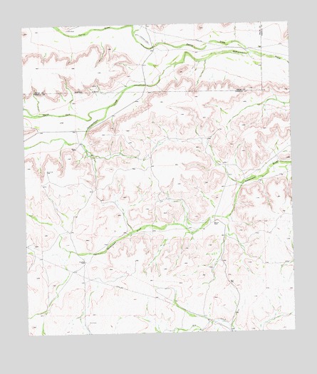 Seventeen Ranch, TX USGS Topographic Map
