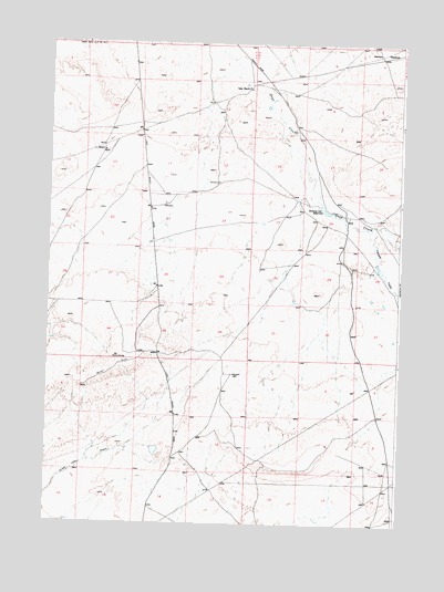 Seventy One Reservoir, WY USGS Topographic Map