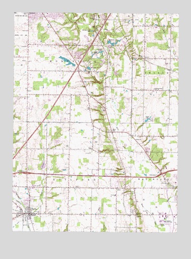 Seville, OH USGS Topographic Map
