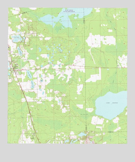 Seville, FL USGS Topographic Map
