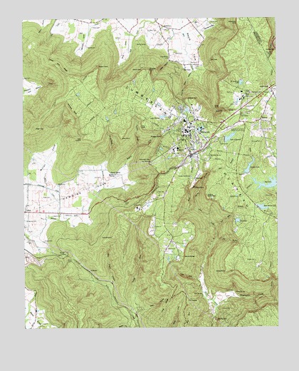 Sewanee, TN USGS Topographic Map