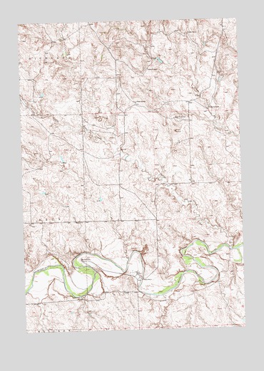 Bixby, SD USGS Topographic Map