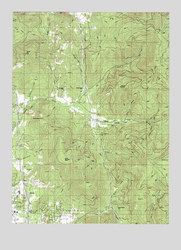 Sexton Mountain, OR USGS Topographic Map