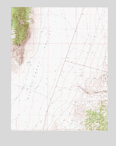 Seyler Peak, NV USGS Topographic Map