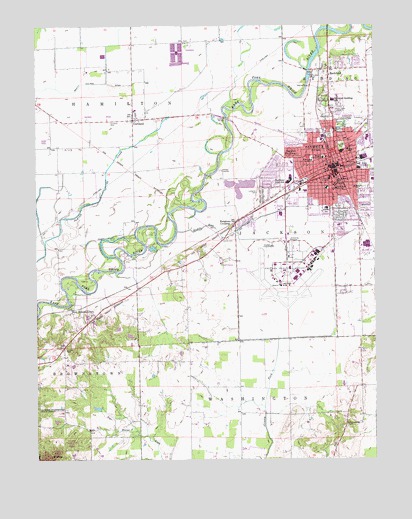 Seymour, IN USGS Topographic Map