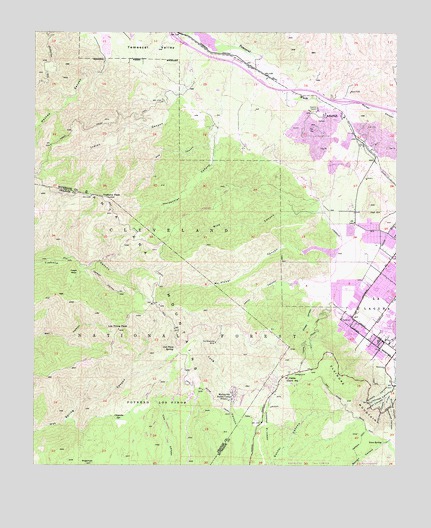 Alberhill, CA USGS Topographic Map