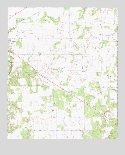 Seymour East, TX USGS Topographic Map