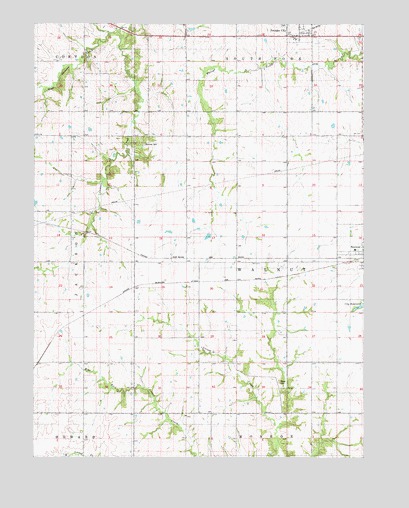 Seymour West, IA USGS Topographic Map