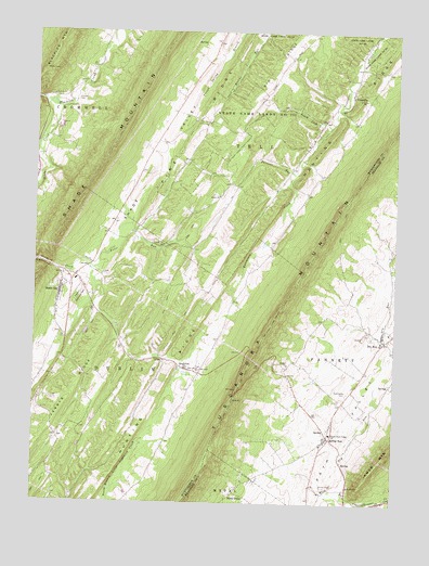 Shade Gap, PA USGS Topographic Map