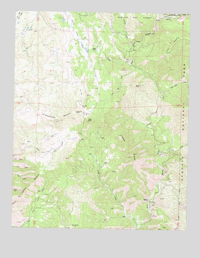 Shadequarter Mountain, CA USGS Topographic Map