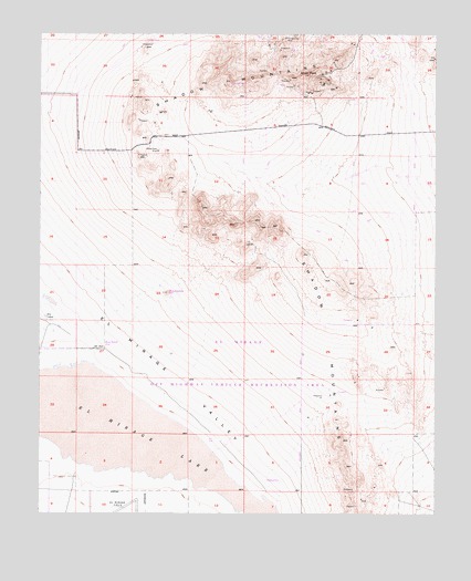 Shadow Mountains, CA USGS Topographic Map