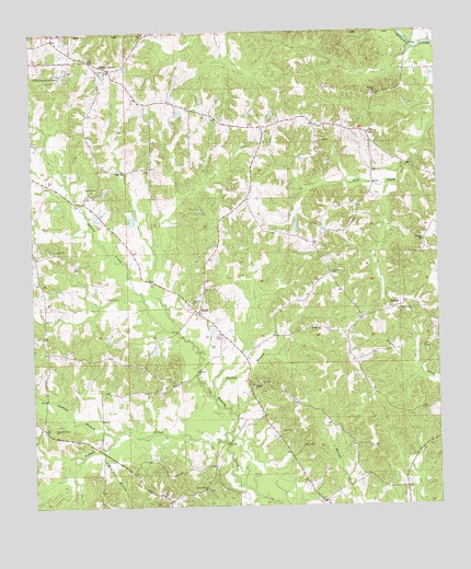 Shady Grove, MS USGS Topographic Map