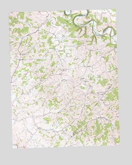 Shady Nook, KY USGS Topographic Map