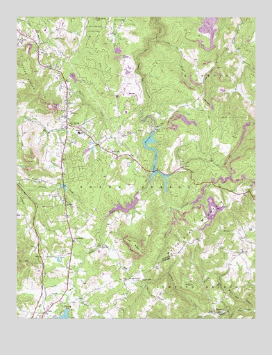 Shady Spring, WV USGS Topographic Map