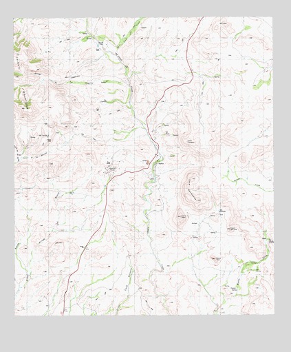 Shafter, TX USGS Topographic Map